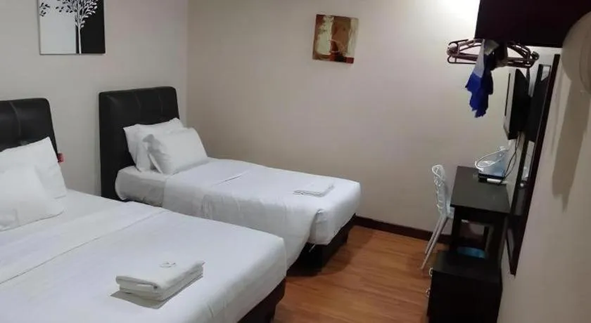 Bed in Hotel Seri Pauh