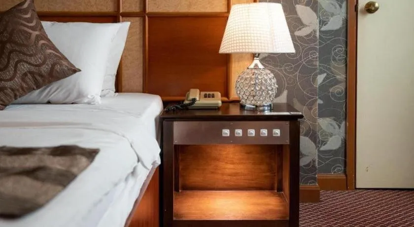 Bed in Pelican Hotel