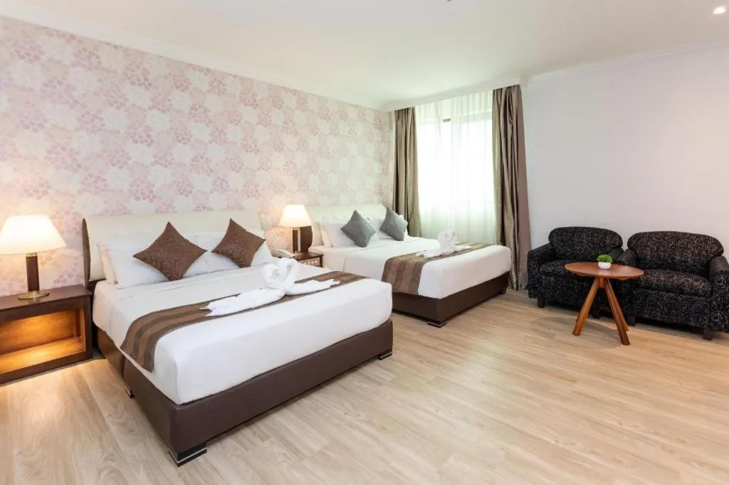 Bed in Pelican Hotel