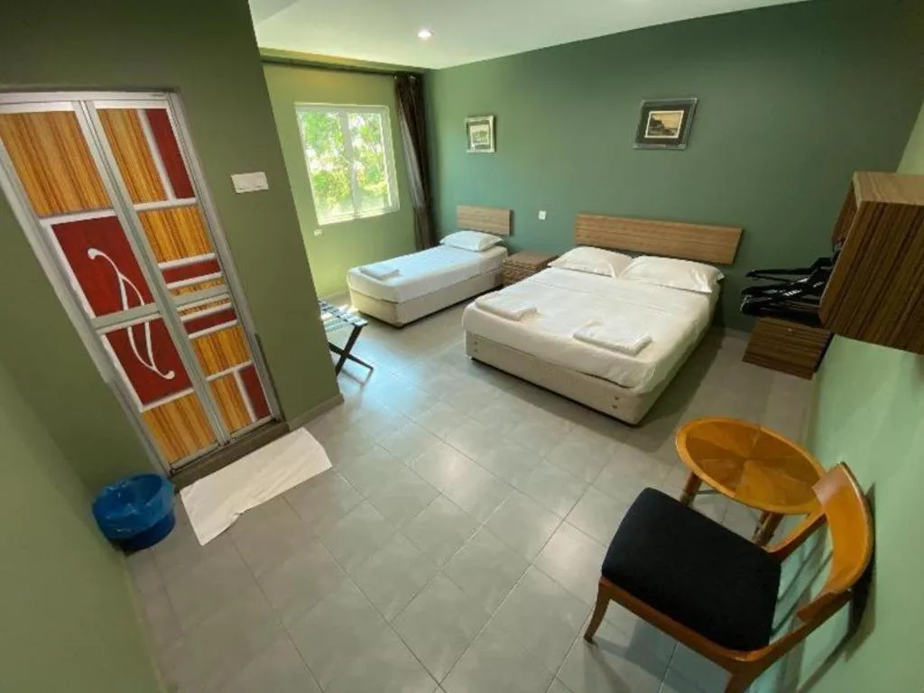 Bed in De Mawardah Hotel, Taming Sari Tower Malacca