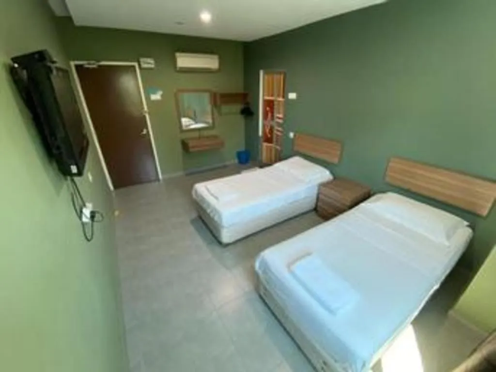 Bed in De Mawardah Hotel, Taming Sari Tower Malacca