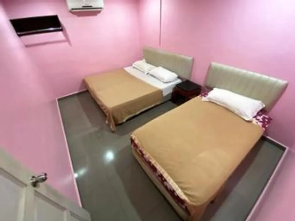 Bed in De Mawardah Hotel, Taming Sari Tower Malacca