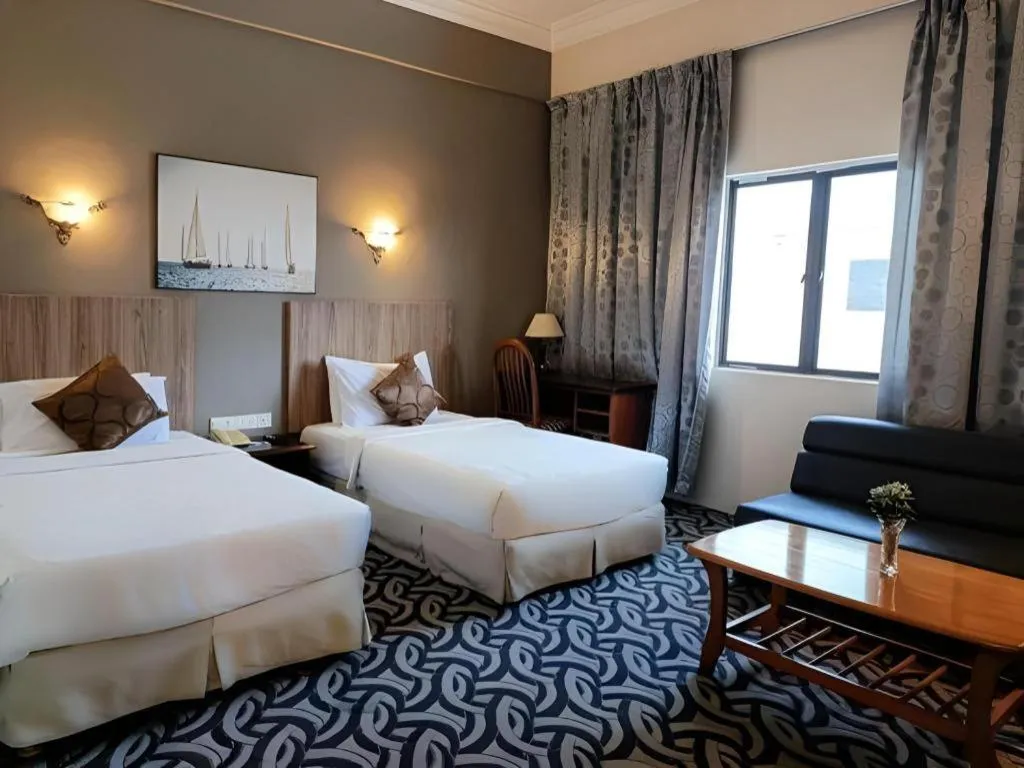 Bed in Seafest Hotel Semporna