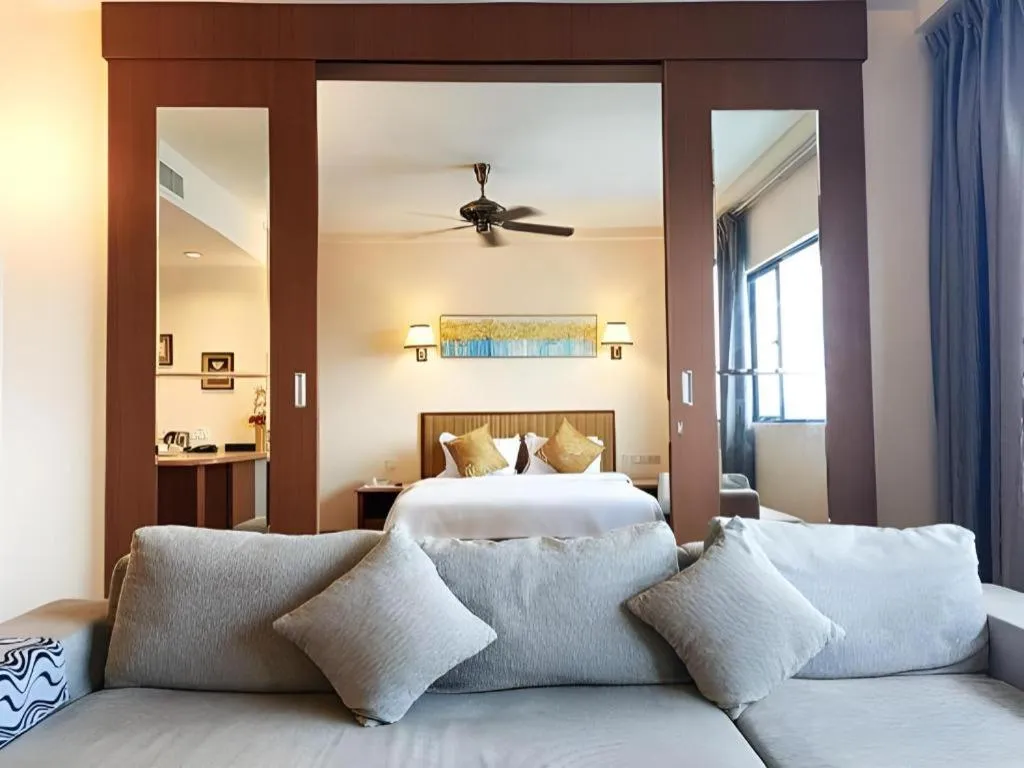 Bed in Seafest Hotel Semporna