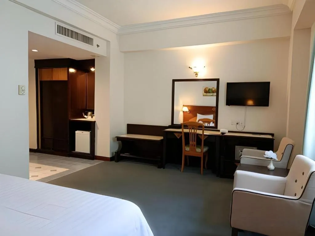 Bed in Seafest Hotel Semporna