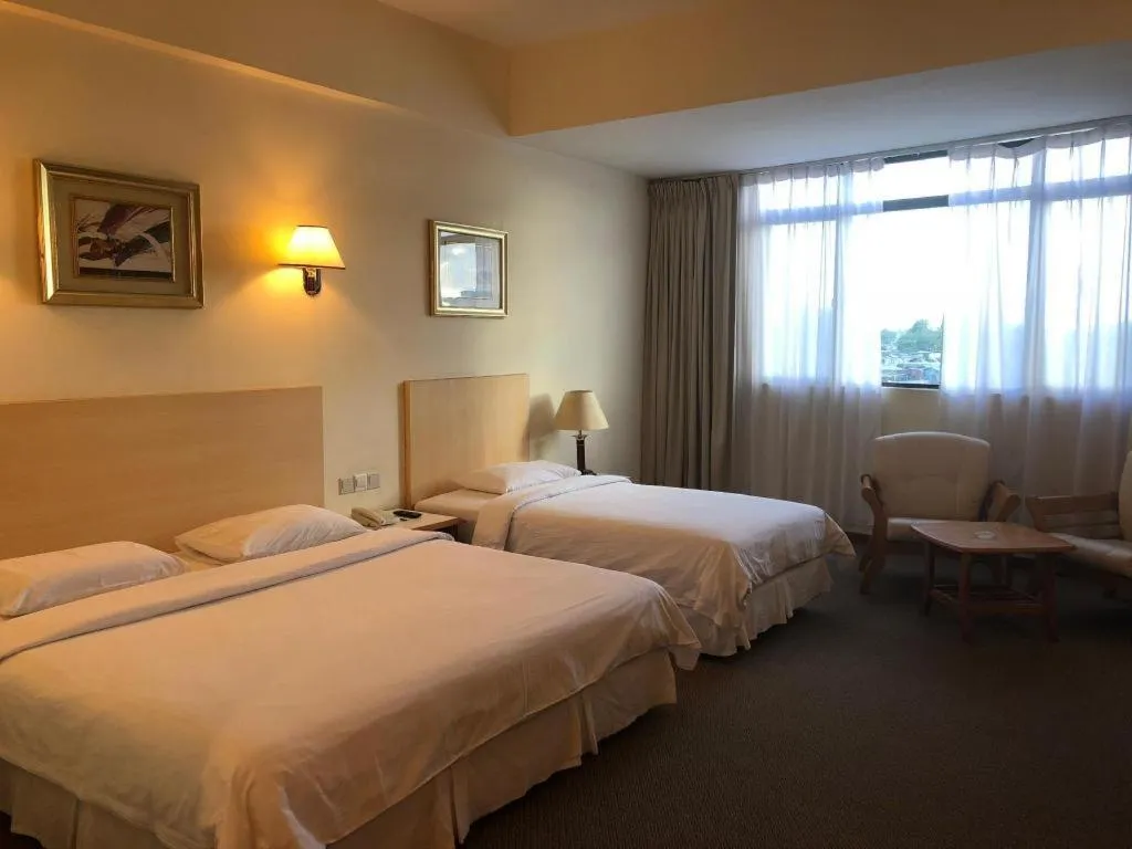 Bed in Seafest Hotel Semporna