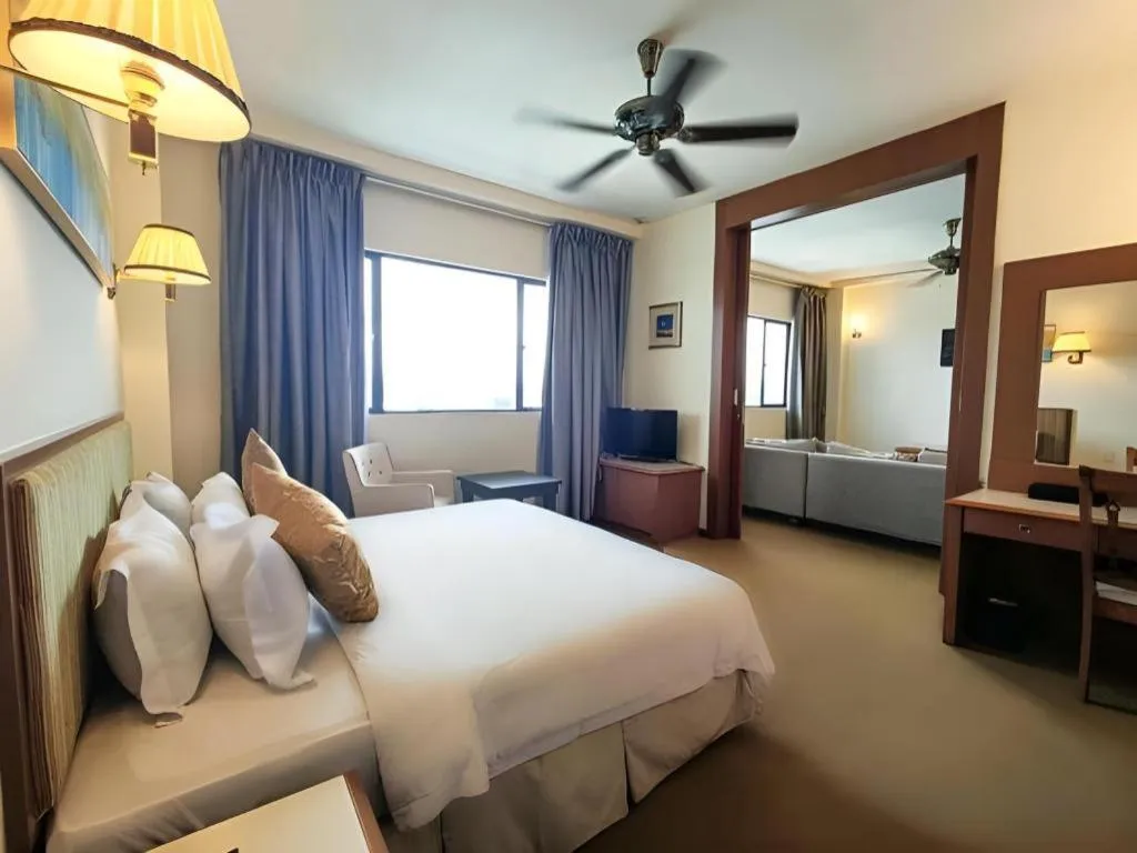 Bed in Seafest Hotel Semporna