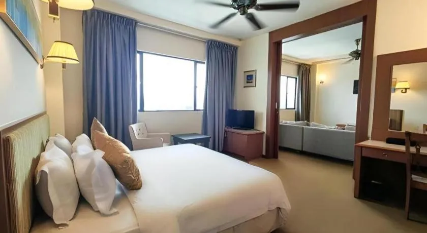 Bed in Seafest Hotel Semporna