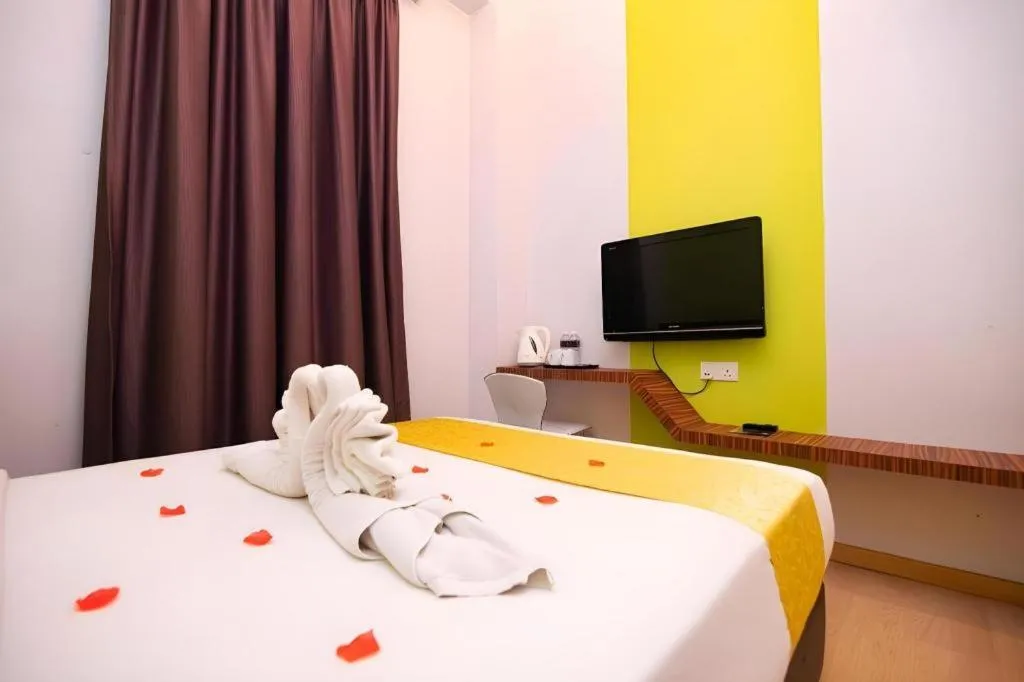 Bed in Sri Manja Boutique Hotel