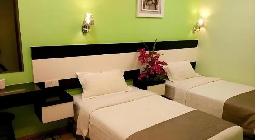 Bed in Hotel Star Moon