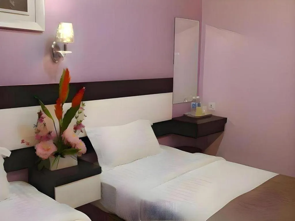 Bed in Hotel Star Moon