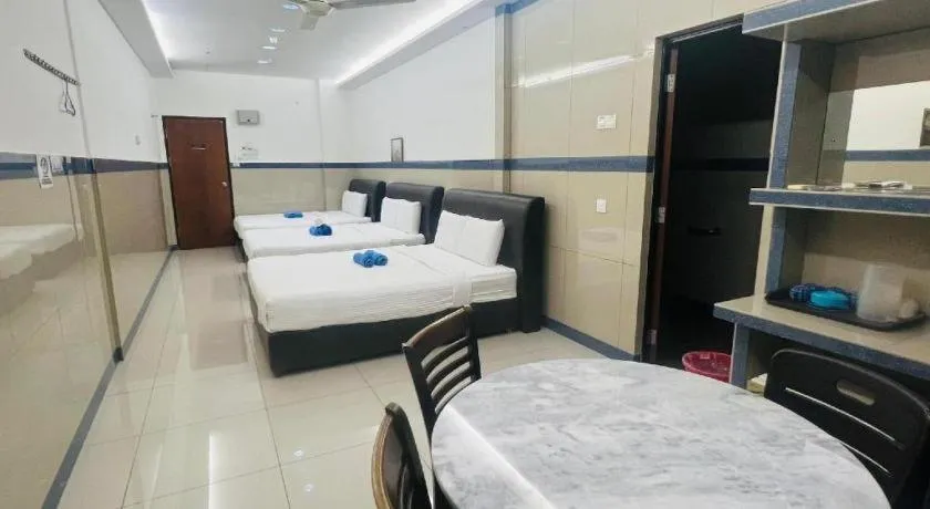 Bed in Burmahtel Hotel