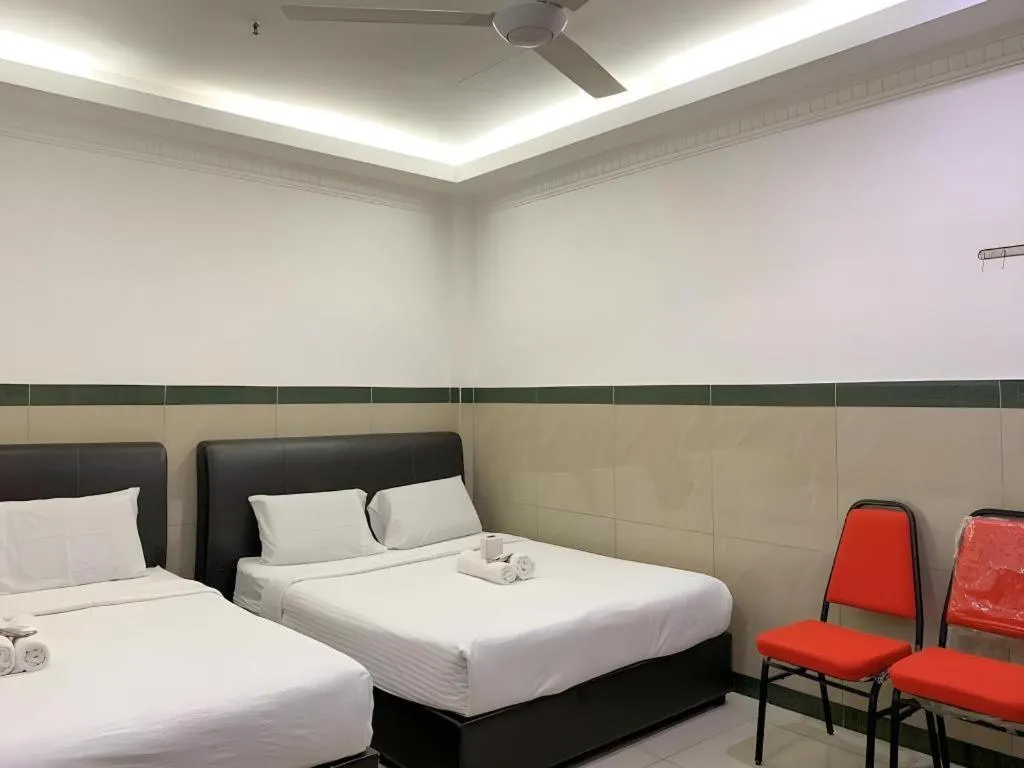 Bed in Burmahtel Hotel