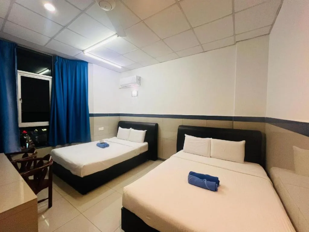 Bed in Burmahtel Hotel