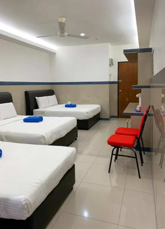 Bed in Burmahtel Hotel