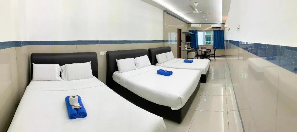 Bed in Burmahtel Hotel