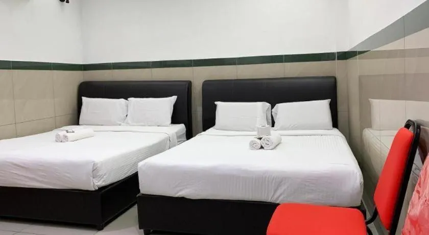 Bed in Burmahtel Hotel