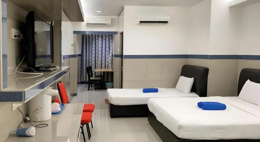 Bed in Burmahtel Hotel