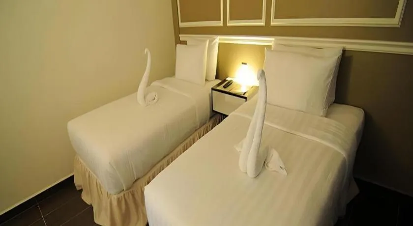 Bed in Luscious Hotel