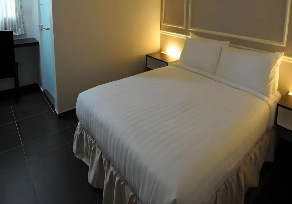 Bed in Luscious Hotel