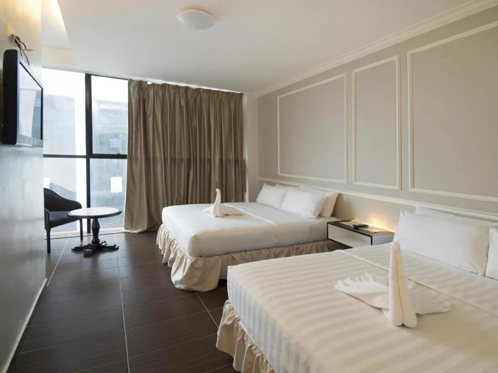 Bed in Luscious Hotel