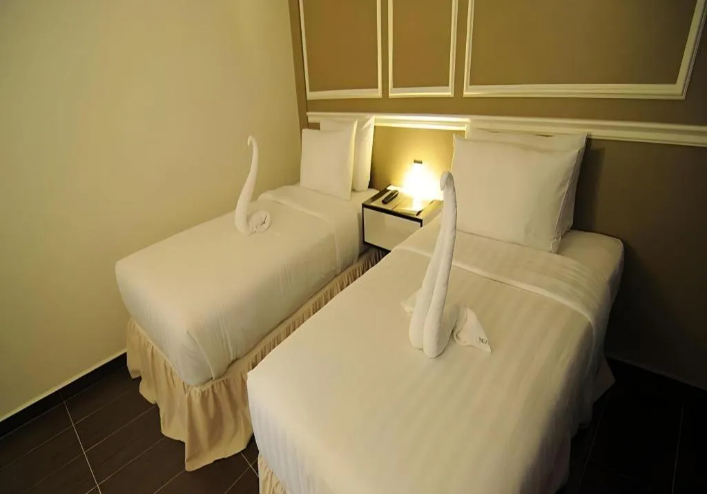 Bed in Luscious Hotel