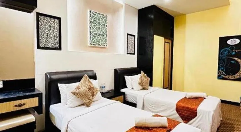 Bed in Hotel El Zahraa