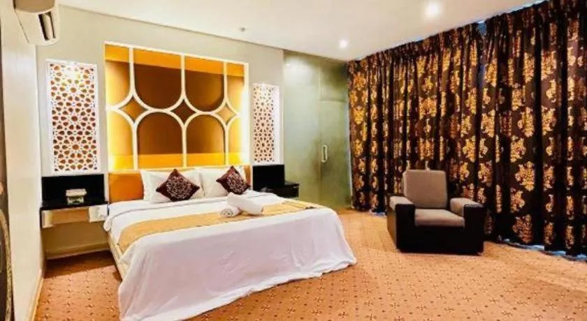 Bed in Hotel El Zahraa