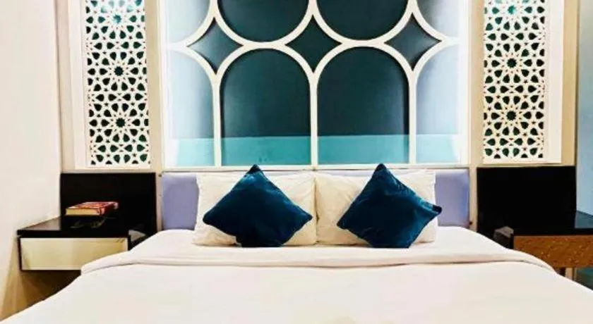 Bed in Hotel El Zahraa