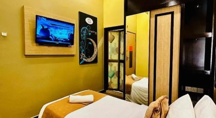 Bed in Hotel El Zahraa