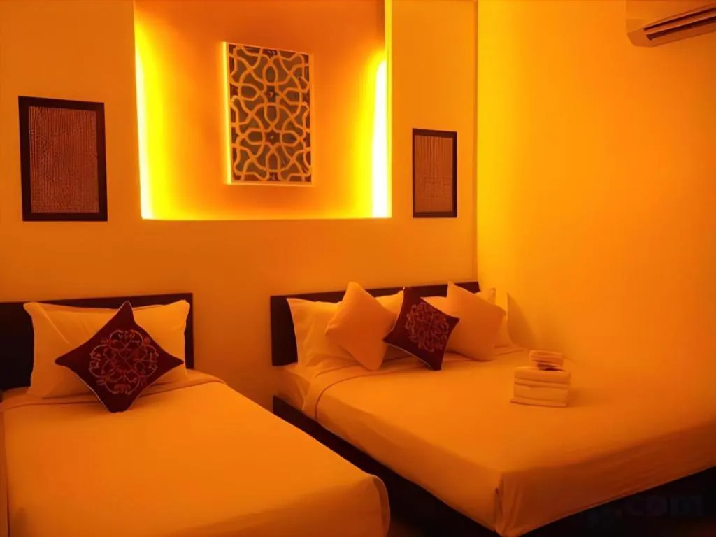 Bed in Hotel El Zahraa