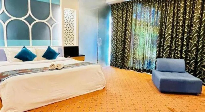 Bed in Hotel El Zahraa