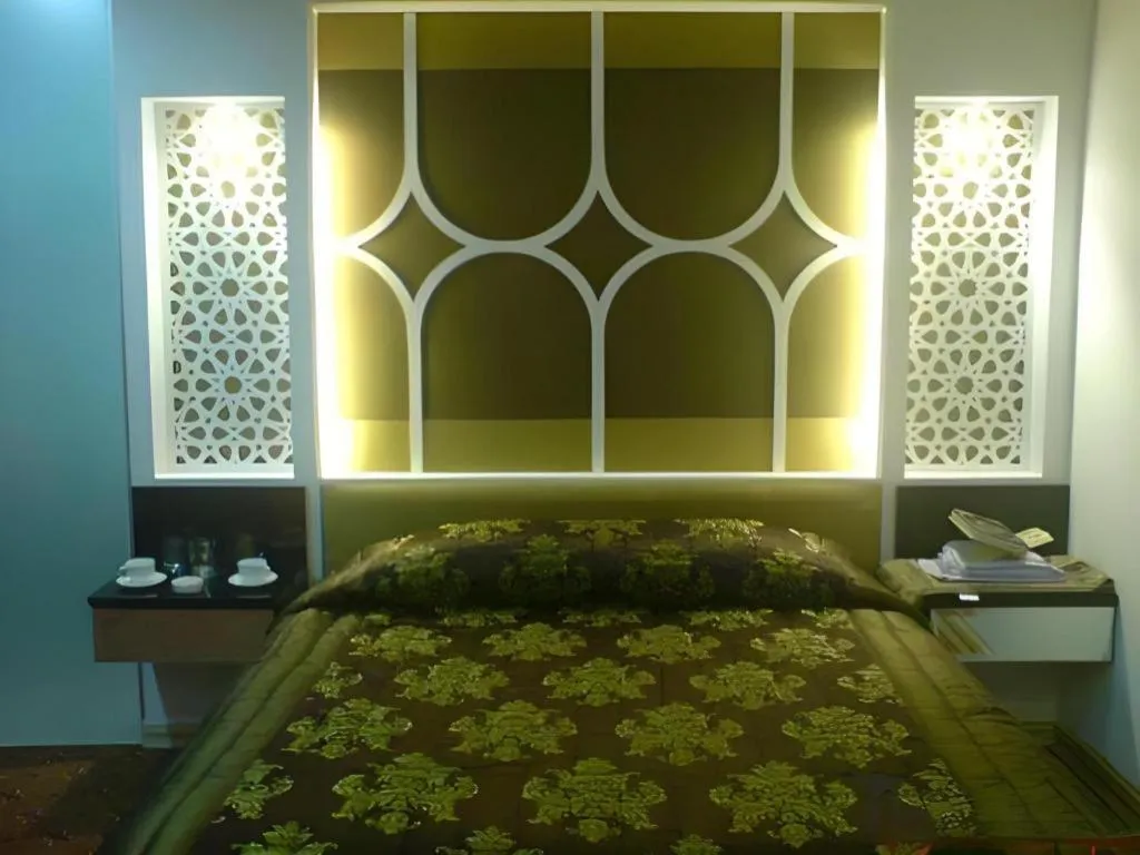 Bed in Hotel El Zahraa