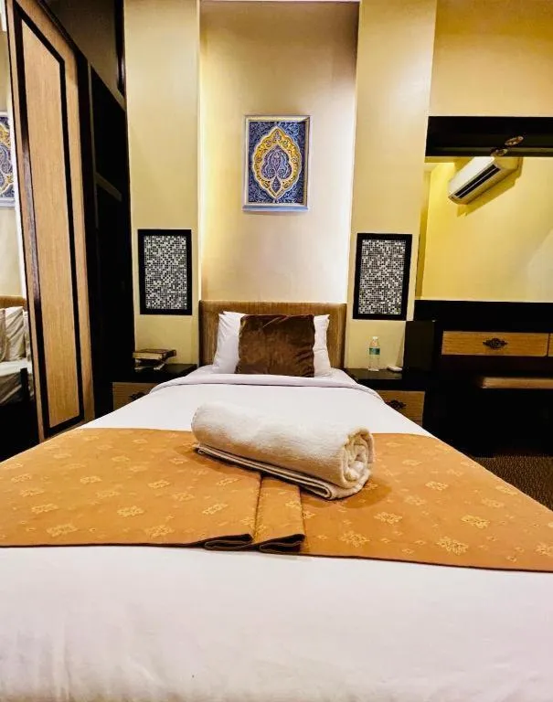 Bed in Hotel El Zahraa