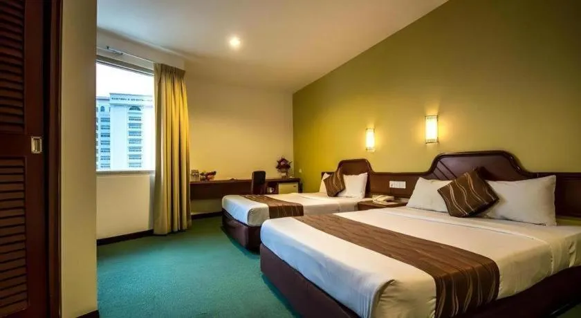 Bed in Hotel Continental Penang