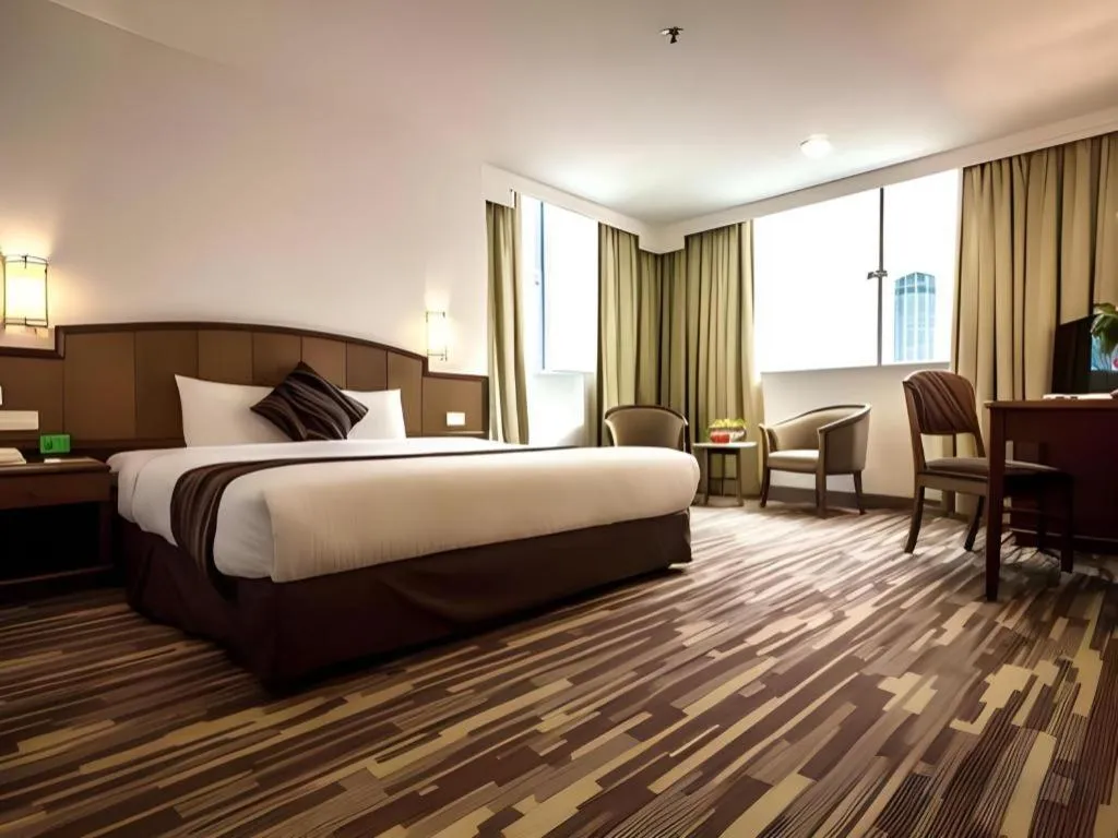 Bed in Hotel Continental Penang