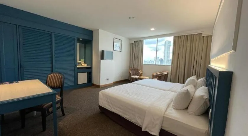 Bed in Hotel Continental Penang