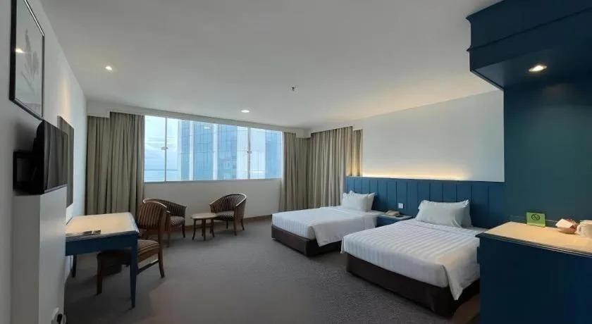 Bed in Hotel Continental Penang