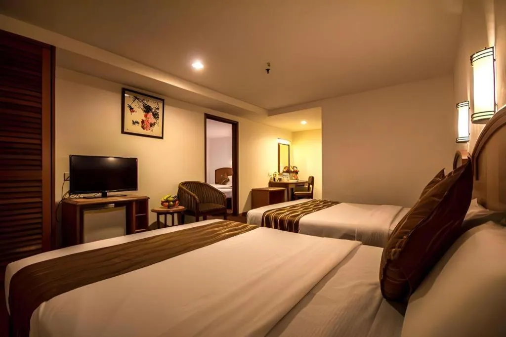 Bed in Hotel Continental Penang