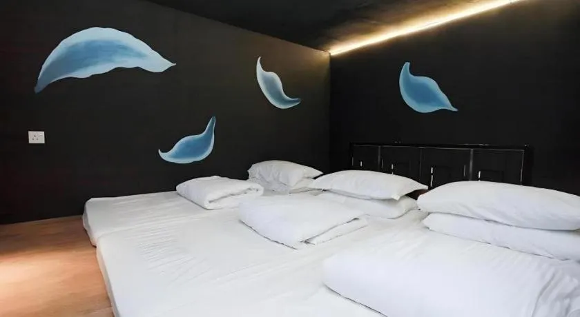 Bed in The Happy 8 Retreat @ Kuala Sepetang