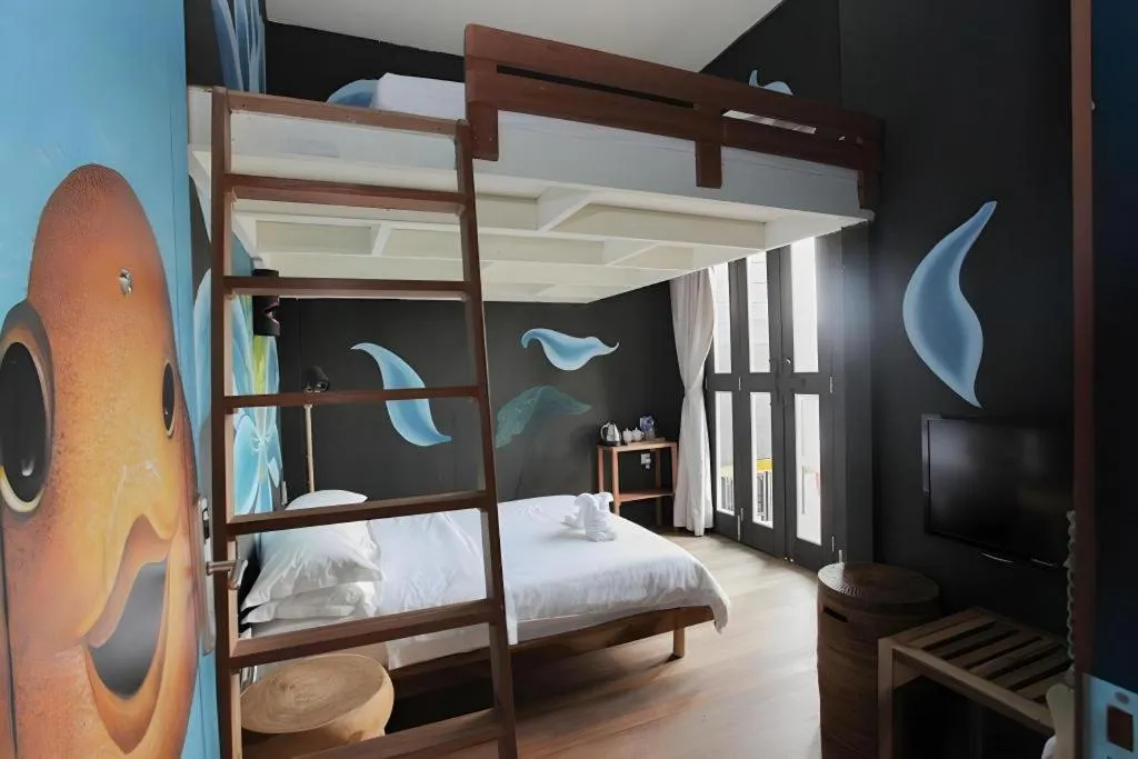 Bed in The Happy 8 Retreat @ Kuala Sepetang