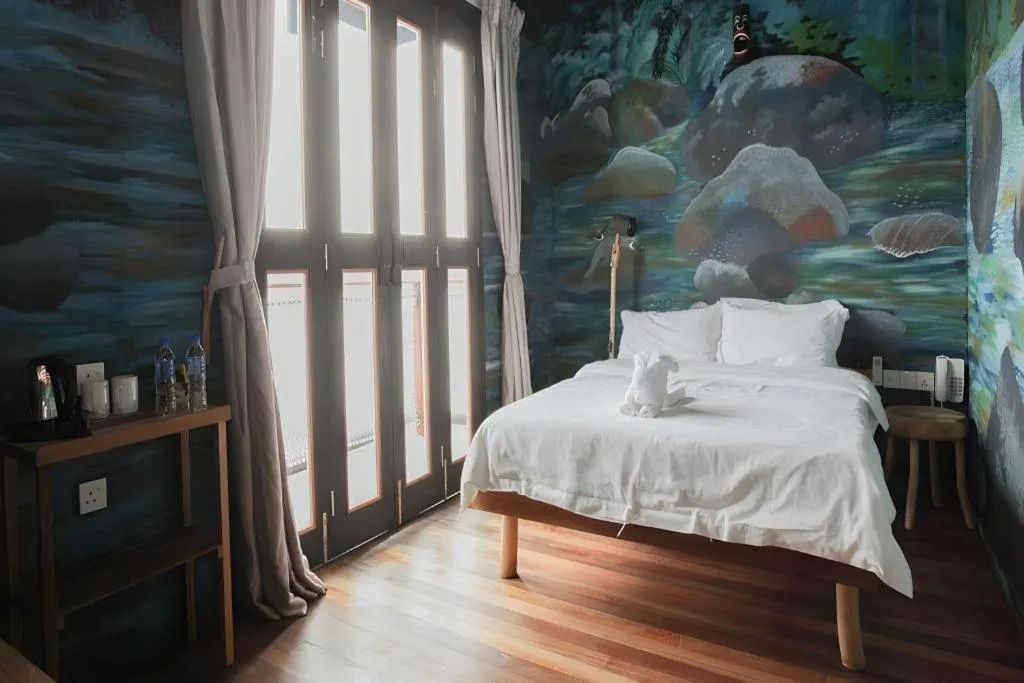 Bed in The Happy 8 Retreat @ Kuala Sepetang