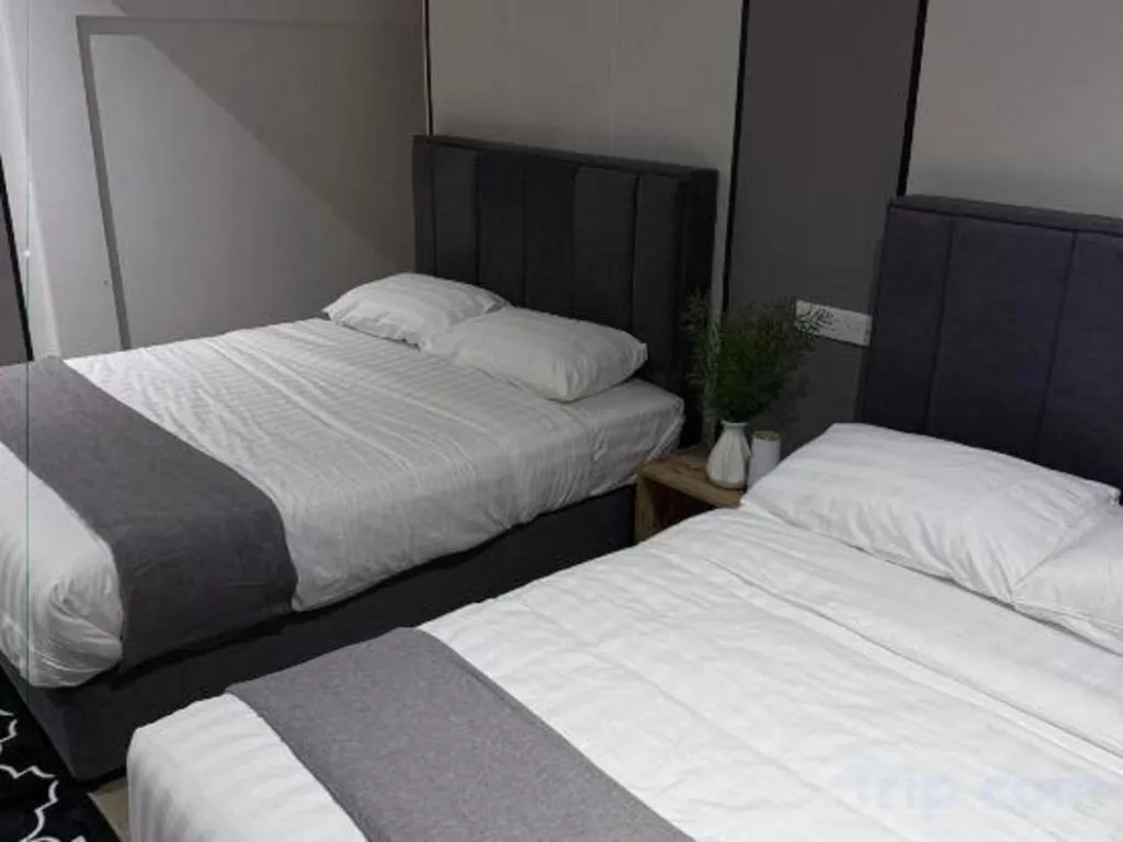 Bed in Hotel Zamburger Bentong