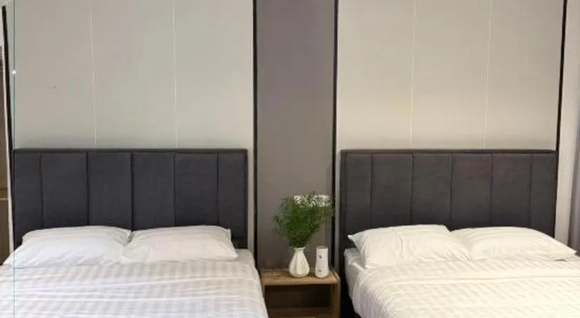 Bed in Hotel Zamburger Bentong