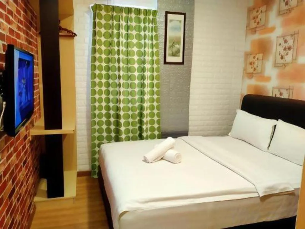 Bed in Hotel Zamburger Enstek