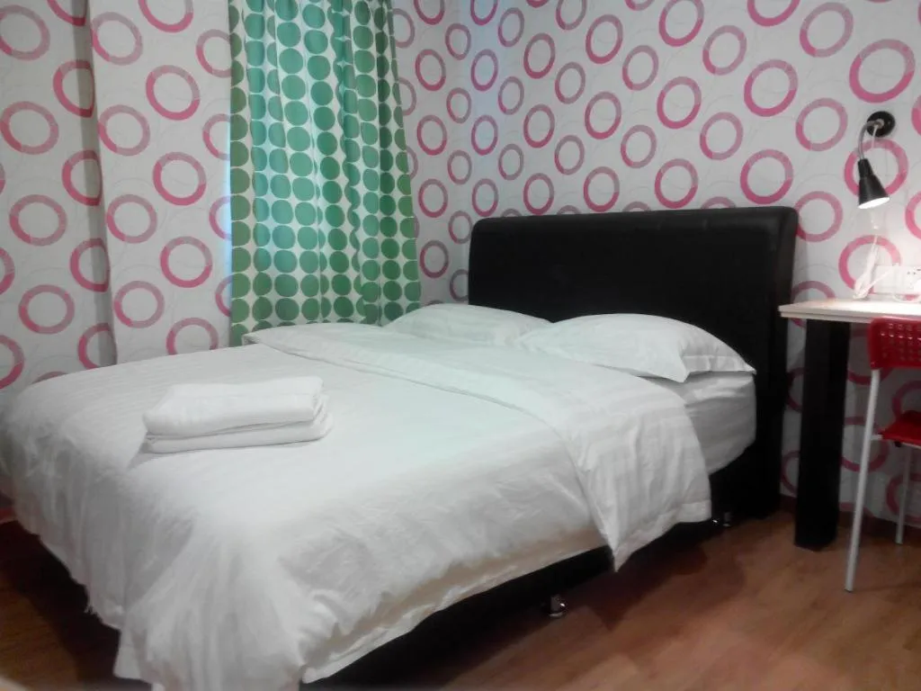 Bed in Hotel Zamburger Enstek