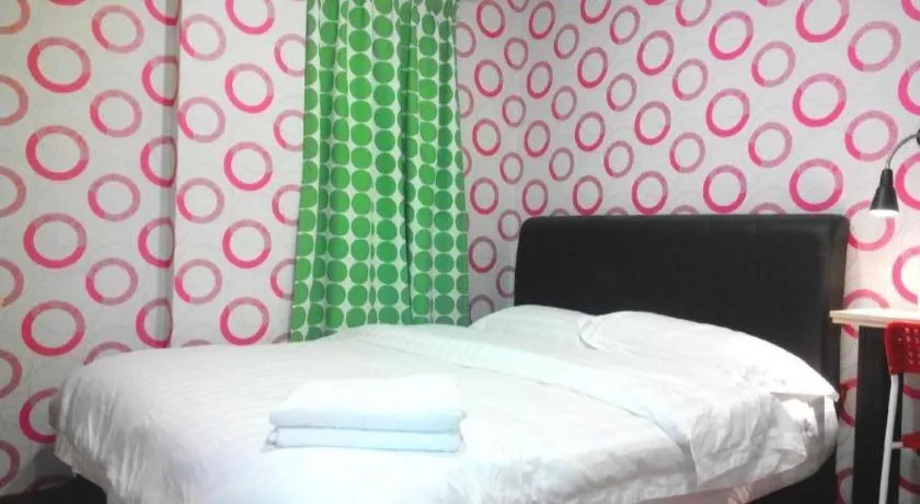 Bed in Hotel Zamburger Enstek