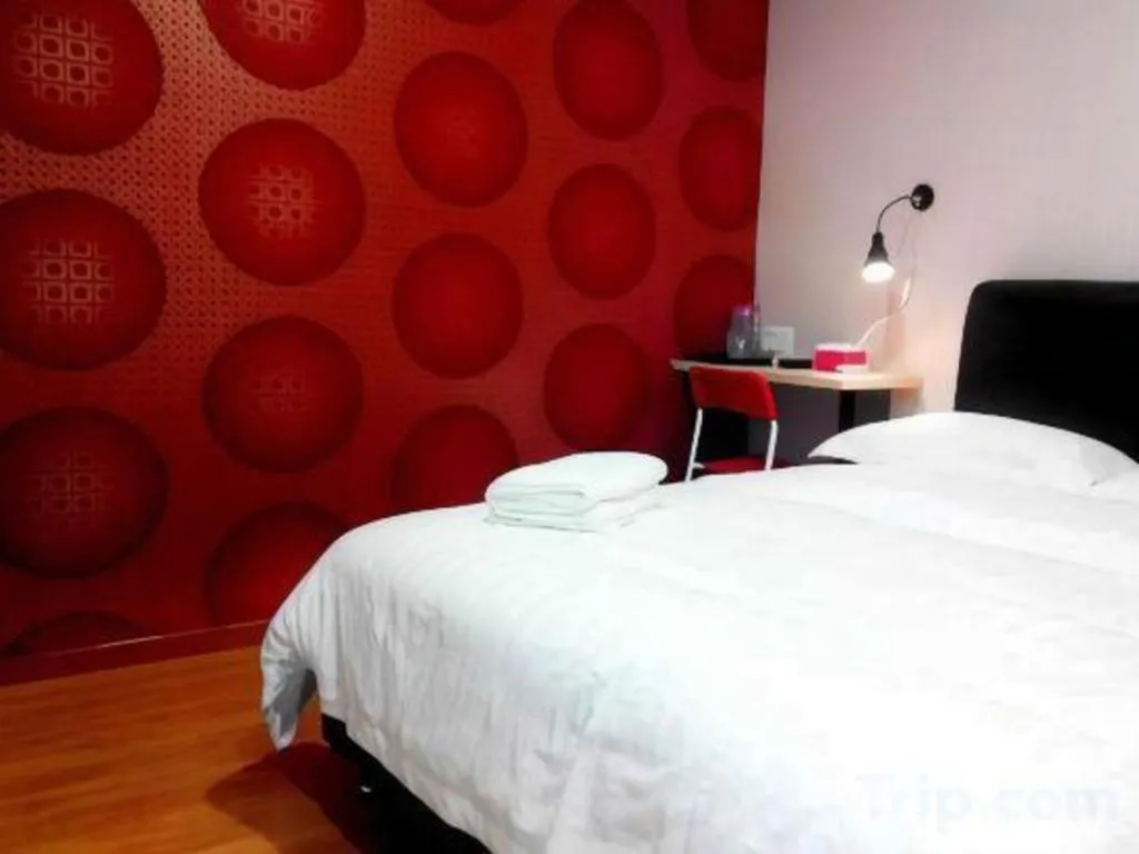 Bed in Hotel Zamburger Enstek