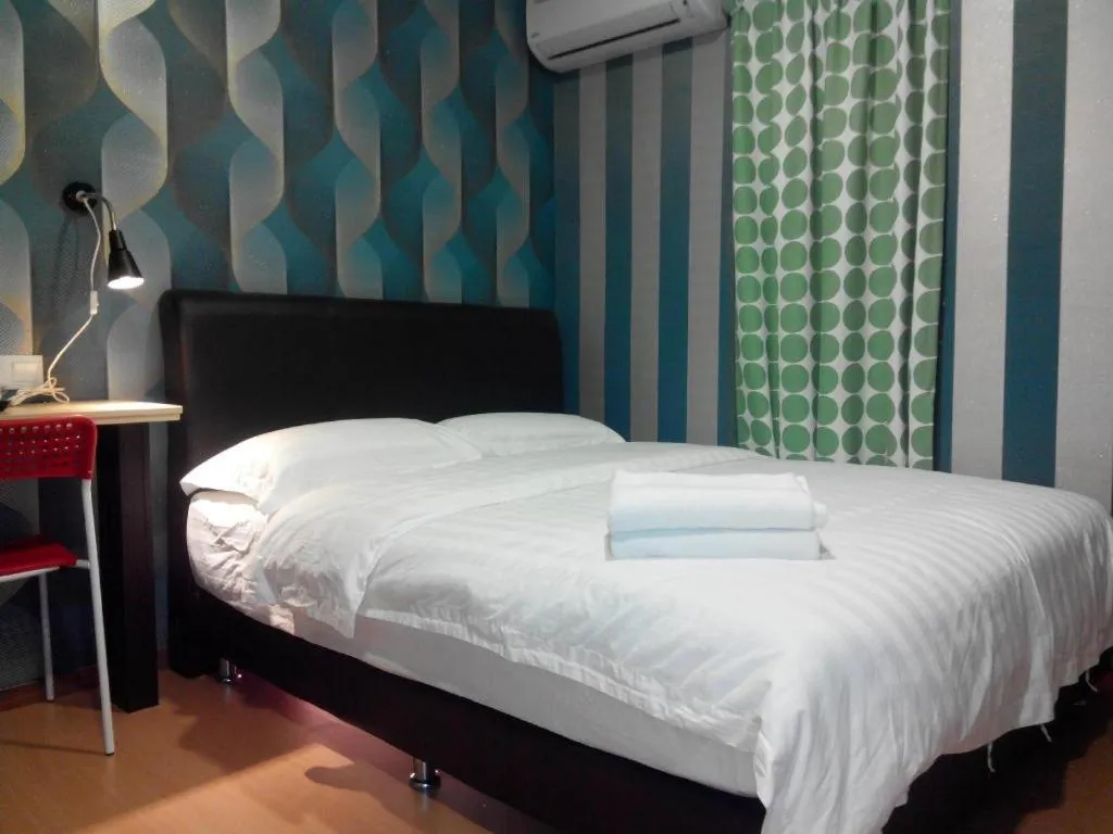 Bed in Hotel Zamburger Enstek