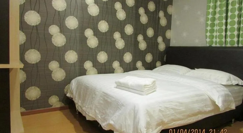 Bed in Hotel Zamburger Enstek